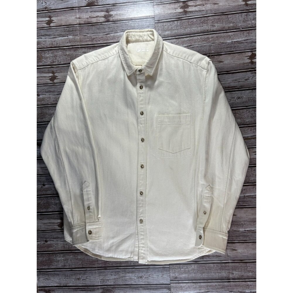 Outlier NYC Adeepcotton Boxford shirt sz L color washed natural $190